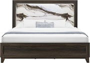 Global Furniture USA Harmony Brown Full Bed with LED