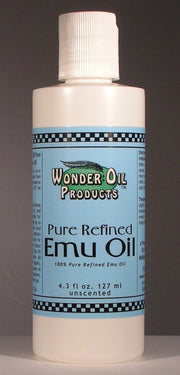 4.3 fl. ounces 100% Pure Triple Refined Emu Oil by Wonder Oil Products, Inc. www.wonderoil.com – 4.3 Fl Oz (Pack of 1), Model EO4