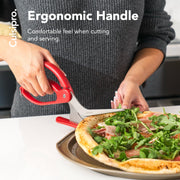 Pizza Shears by Cuisipro – 11.7x1.4x4.6", Stainless Steel, Red, Model CSP-57446505