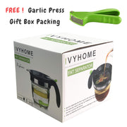 Ivyhome Fat Separator with Bottom Release, 4 Cups, Green