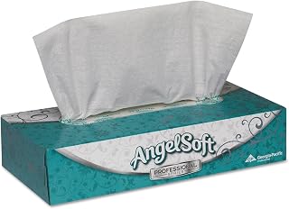 Georgia-Pacific Premium Facial Tissues, 2-Ply, White, 100 Sheets/Flat Box, 30 Boxes/Carton