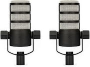 Rode PodMic Broadcast-Grade Dynamic Microphone for Podcast Application, 2-Pack