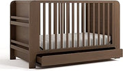 Graco Read-with-Me 4-in-1 Convertible Crib with Drawer, Hazelnut