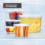 Stock Your Home 32 oz/48 Count / multi-colored / 32.0 ounces Container Sets