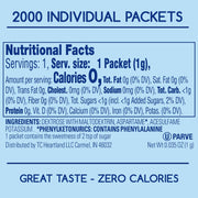 HEARTLAND Aspartame Blue / 2000 Count (Pack of 1) / 1 Stevia
