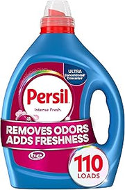 Persil Intense Fresh Liquid Laundry Detergent, 110 Loads, 82.5 Fl Oz | Deep Clean & Care, Lasting Freshness, Helps Protect Colors, Ultra Concentrated Formula, HE Safe, All Water Temperatures