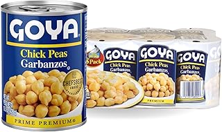 Goya Foods Chick Peas, Garbanzo Beans, 15.5 Ounce (Pack of 8)