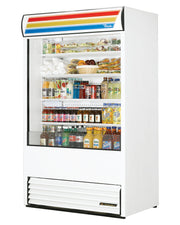 Two Door Under Counter Refrigerator by True – Stainless-Steel/White, Model TAC-48