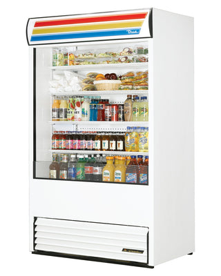 Two Door Under Counter Refrigerator by True – Stainless-Steel/White, Model TAC-48
