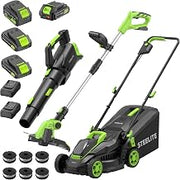 Steelite Electric Lawn Mower, Trimmer & Blower Combo