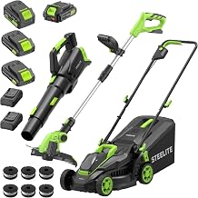 Steelite Electric Lawn Mower, Trimmer & Blower Combo