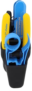 Ideal Industries IDEAL Electrical 33-622T LinearX3 Coax Compression Hip Kit for F/BNC/RCA Connectors, Starter Tool Kit w/ 10 F Connector, Cable Stripper, Cutter