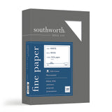 100% Cotton Business Paper White 20 lbs. Wove 8-1/2 x 11 500/Box by Southworth – 8 1/2 In X 11 In, White, Model 13C
