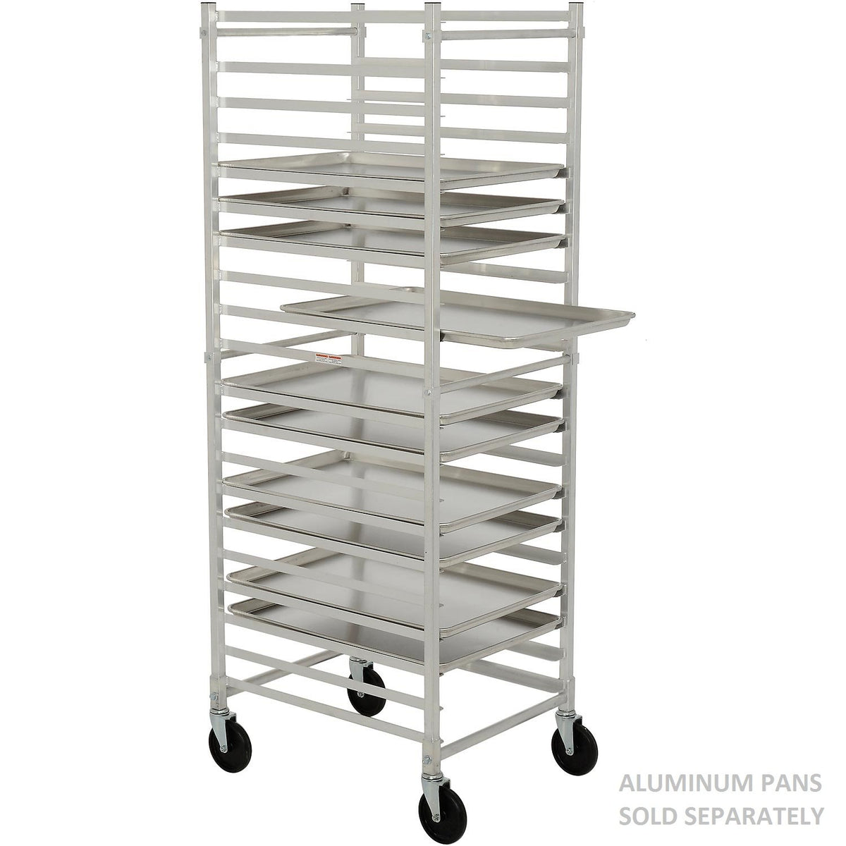 Aluminum End Loading Pan Rack by Nexel – Aluminum, Model PR2126