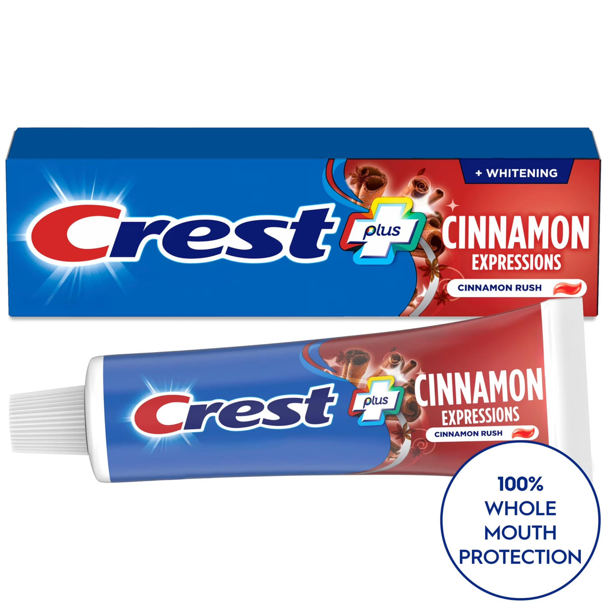 Complete Cinnamon Rush 5.4 Ounce (3 Pack) by Crest – 5.4 Ounce (Pack of 3), Pack of 3, Model CREST-TOTHPAST-CINAMN-6oz-6PK-VB