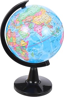 Interactive Small Desktop Globe for Detachable Base Plastic Earth Model for Geography Learning and Teaching Tool Educational Ornament for Classroom and Home