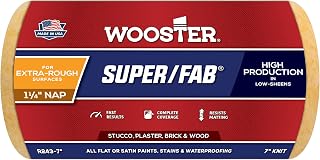 Wooster Brush R243-7 Super/Fab Roller Cover, 1-1/4-Inch Nap, 7-Inch