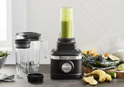 K150 3 Speed Ice Crushing Blender with 2 Personal Blender Jars by KitchenAid – 48 oz, 48.0 ounces, Plastic, Black Matte, Pack of 5
