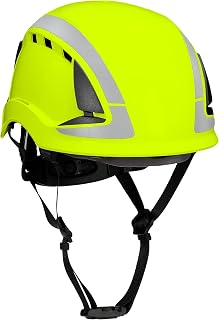 3M DBI-SALA Safety Helmet, Type II with SecureFit, HV Green, Vented