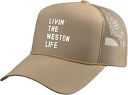 Weston Living The Weston Life Name Trucker Hat with Adjustable Mesh Back