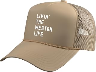 Weston Living The Weston Life Name Trucker Hat with Adjustable Mesh Back
