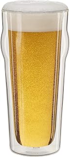ZWILLING Sorrento 2-pc Double-Wall Pint Beer Glass Set, 16-oz, 473ml