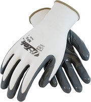 G-Tek NPG 34-225/L Seamless Knit Nylon Glove with Nitrile Coated Smooth Grip on Palm and Fingers