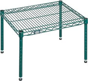 Nexel Poly-Green Wire Dunnage Rack, 24"W x 18"D x 14"H