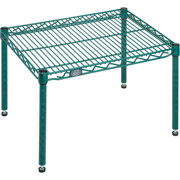 Poly-Green Wire Dunnage Rack by Nexel – Wire, Green, Model P1824G