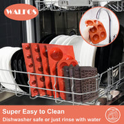 Walfos Half Ball Silicone Mold, 5 Cavity Extra Large, Set of 3