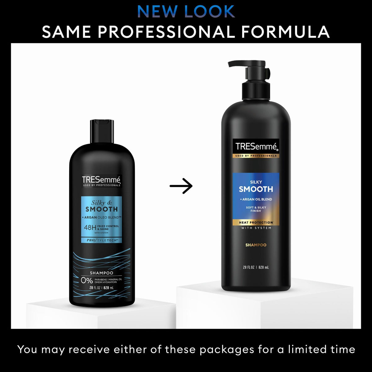 Anti-Frizz Shampoo for Frizzy Hair 28 oz 3 Ct by TRESemmé – 28 Fl Oz (Pack of 3), Black, Pack of 3, Model 10022400701766