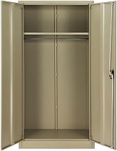 Global Industrial Wardrobe Storage Cabinet with Garment Rod, Steel