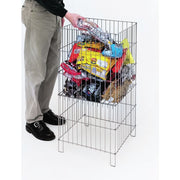 HUBERT Silver / 5.0 cubic_feet / 1 Dump Bins
