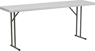 Flash Furniture 6-Foot Granite White Training Table