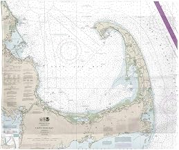 Betsy Drake TP13246 24 x 30 in. Cape Cod Bay, MA Nautical Map Wall Hanging