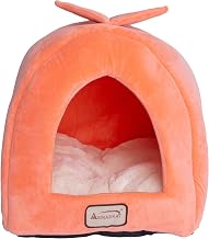 Armarkat Cat Bed C10HCS/MB, Orange and Ivory