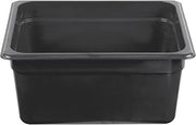 Cambro 26HP110 High Heat Half Size Food Pan in Black (Case of 6) 6" Deep