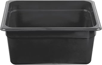 Cambro 26HP110 High Heat Half Size Food Pan in Black (Case of 6) 6" Deep
