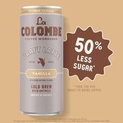 Coffee, Oatmilk Vanilla Latte, 11 fl oz Cans, Coffeehouse Quality Cold Brew, Specialty Grade Coffee Beans, Ready-to-Drink On-the-Go, (Pack of 24) by La Colombe – Model LCT00521