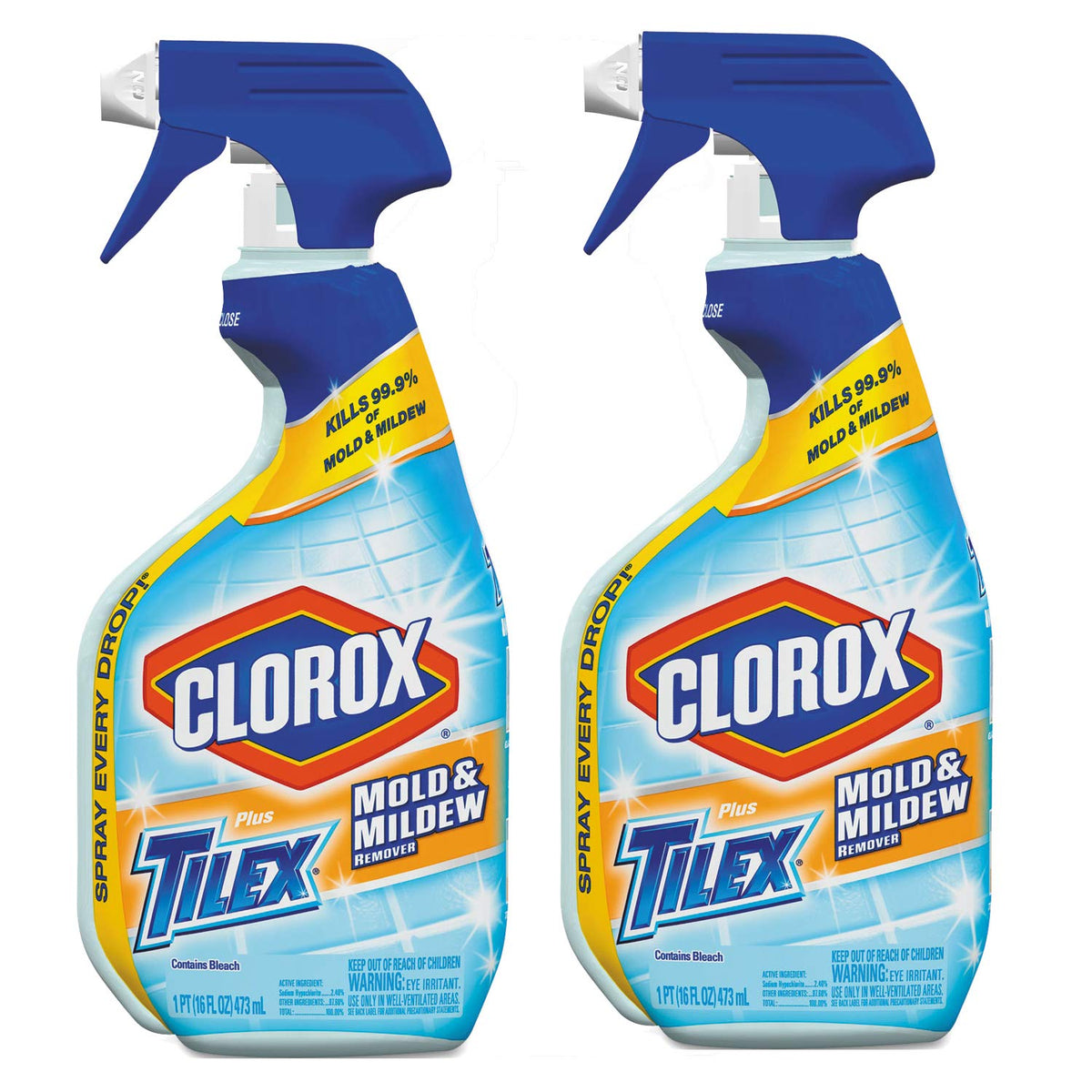 Mold & Mildew Remover 16 Fl Oz (Pack of 2) by Tilex – 16 Fl Oz, Clear, Model 11002PK