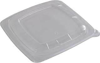 Sabert Clear Lid for 24, 28, 32 oz. Square Pulp Bowls, Recyclable, 300 Count