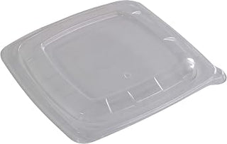 Sabert Clear Lid for 24, 28, 32 oz. Square Pulp Bowls, Recyclable, 300 Count