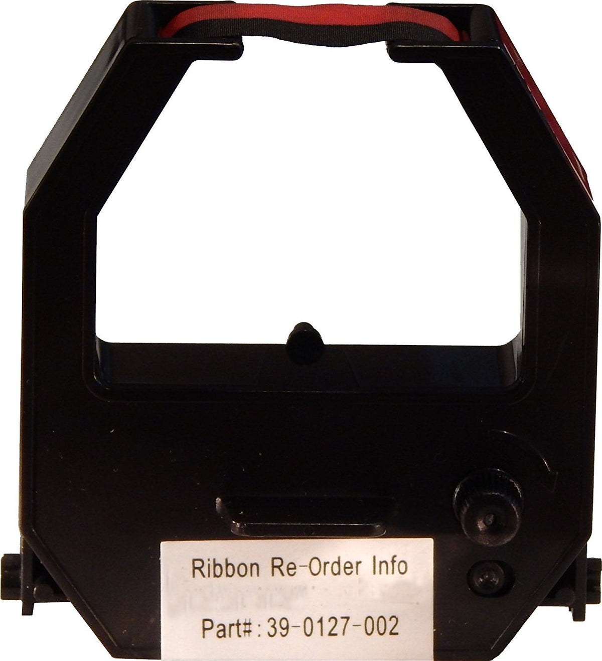 Two Color Ribbon for ATR480 and ATR120R Time Clocks by Acroprint – 2.5 x 2.375 x 0.75 inches, Metal, Black, Model 39-0127-002