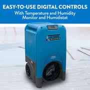 LGR 3500i Dehumidifier by Dri-Eaz – Large, 30.0 gallons, Polyethylene (PE), blue, Model F411