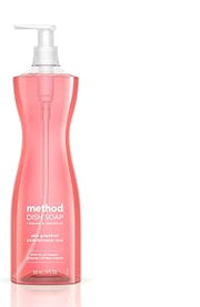 Method Dish Soap, Pink Grapefruit, 18 Ounce, 1 pack, Packaging May Vary