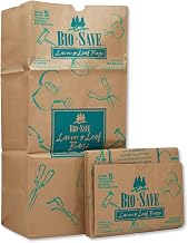 Lawn and Leaf Bags, 30 gal, 16" x 35", Kraft, PK50