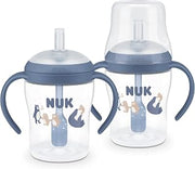 NUK Perfect Match Learner Straw Cup, 5 oz, 2 pack – Soft Straw, Easy-Grip Handles, BPA Free, Spill Proof Transition Sippy Cup