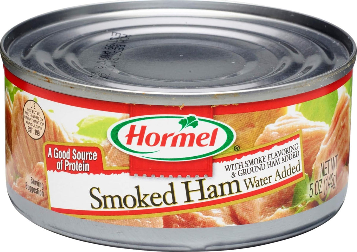HORMEL Chunk Meats Smoked Ham / 5 Ounce (Pack of 12) / 12 Spiced Meat