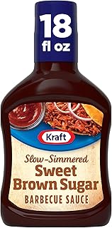 Kraft BBQ Sauce, Sweet Brown Sugar Slow-Simmered Barbecue, 18 oz Bottle