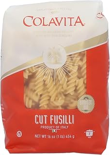 COLAVITA Pasta - Cut Fusilli, 1 Pound - Pack of 20